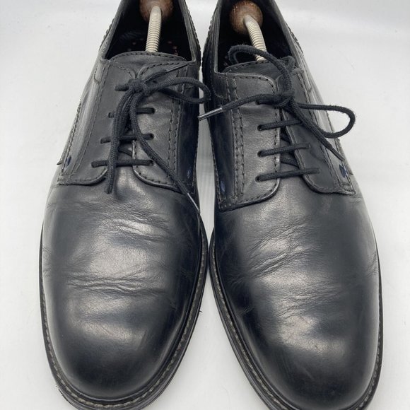 Mephisto Mens Oxford Lace Up Leather Dress Shoes main image 7